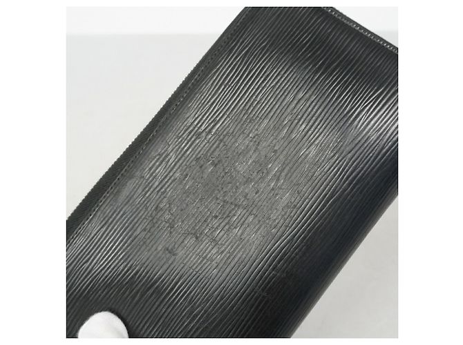 Portafoglio lungo Louis Vuitton Epi Zippy Organizer NM Nero - vista 10
