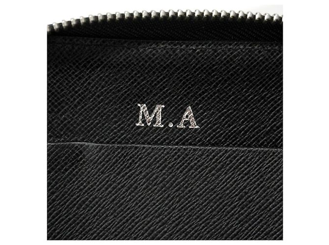 Portafoglio lungo Louis Vuitton Epi Zippy Organizer NM Nero - vista 6