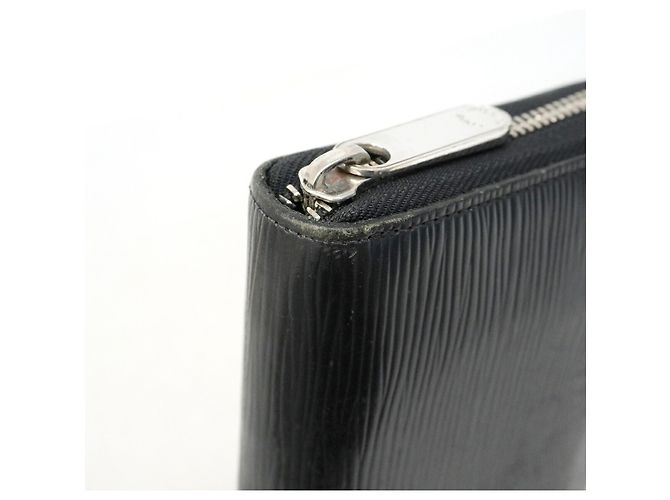 Portafoglio lungo Louis Vuitton Epi Zippy Organizer NM Nero - vista 9