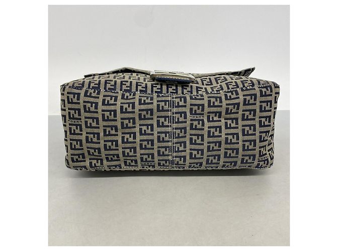Borsa a secchiello Fendi Zucchino Mamma Blu navy - vista 3