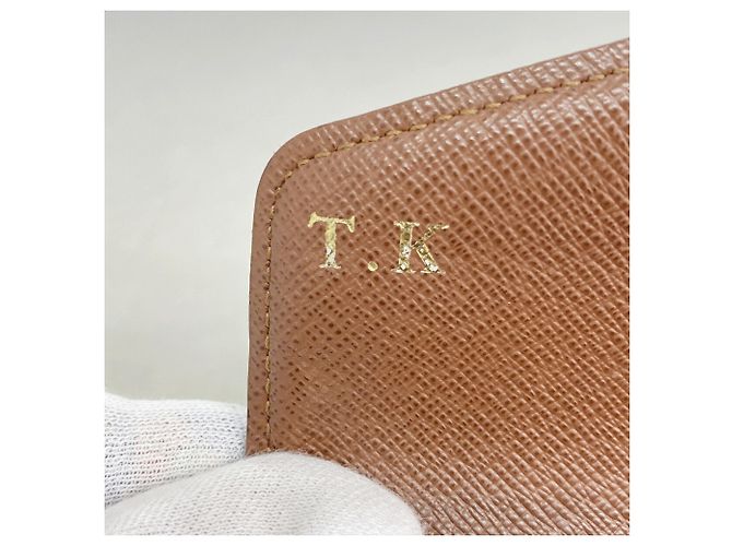 Louis Vuitton Monogram Portefeuille Sarah Long Wallet Marrone - vista 5