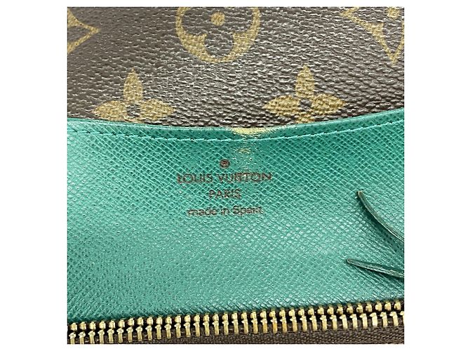 Louis Vuitton Monogram Portefeuille Emilie Long Wallet Verde chiaro - vista 4