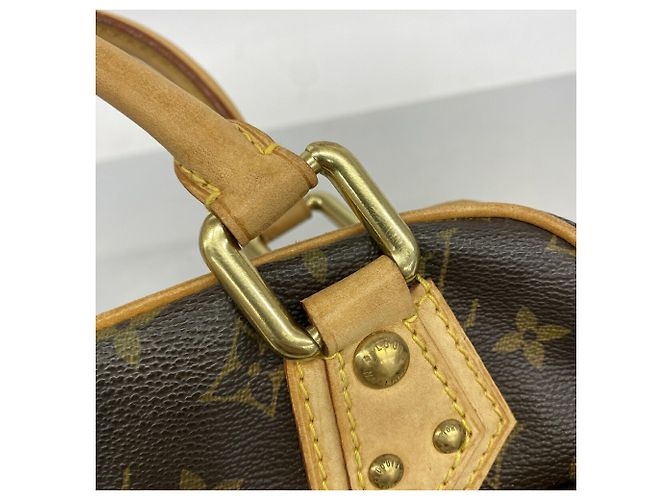 Louis Vuitton Monogram Manhattan PM Handtasche Braun - Ansicht 10