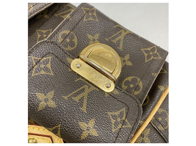 Louis Vuitton Monogram Manhattan PM Handtasche Braun - Ansicht 9