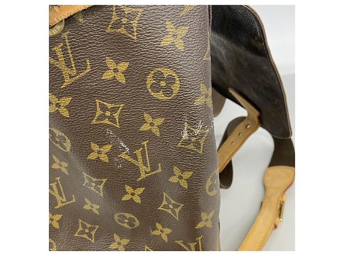 Mochila Louis Vuitton Monogram Montsouris GM Castaño - vista 10