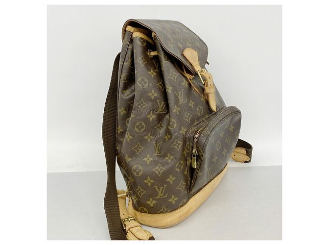 Mochila Louis Vuitton Monogram Montsouris GM Castaño - vista 2