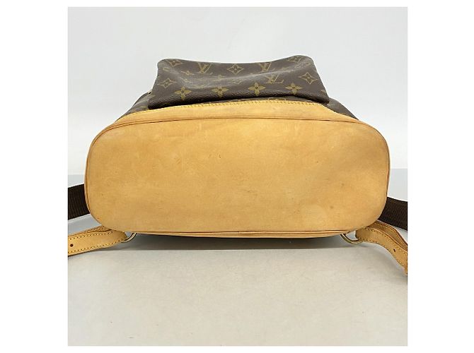 Mochila Louis Vuitton Monogram Montsouris GM Castaño - vista 3