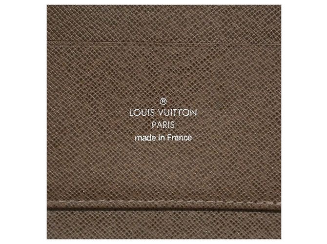 Louis Vuitton Taiga Organizer Long Wallet Brown - view 5