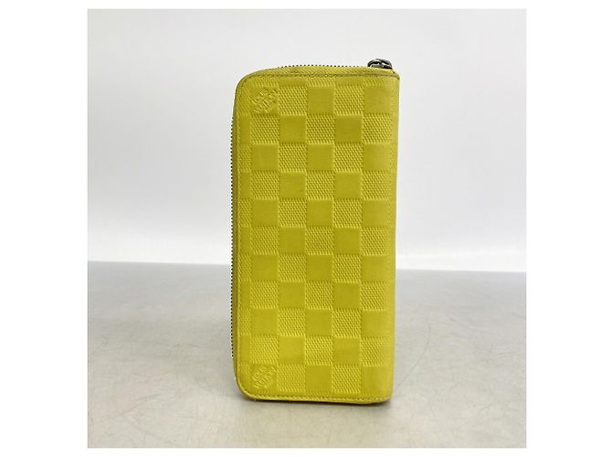 Portafoglio lungo bi-fold Louis Vuitton giallo - vista 7