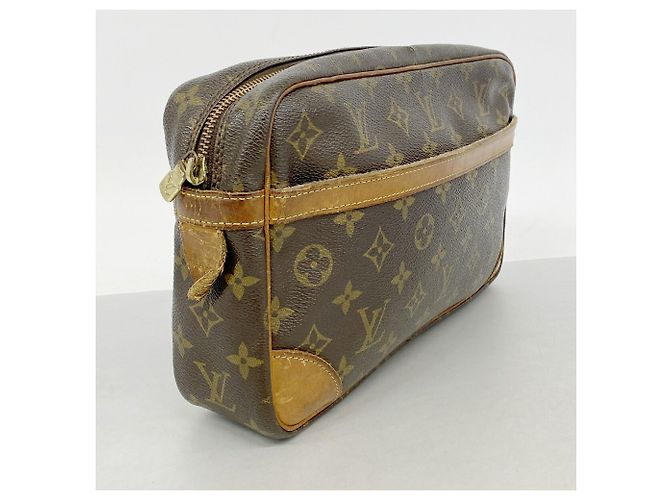 Borsa a pochette Louis Vuitton Monogram Compiegne 28 Marrone - vista 2