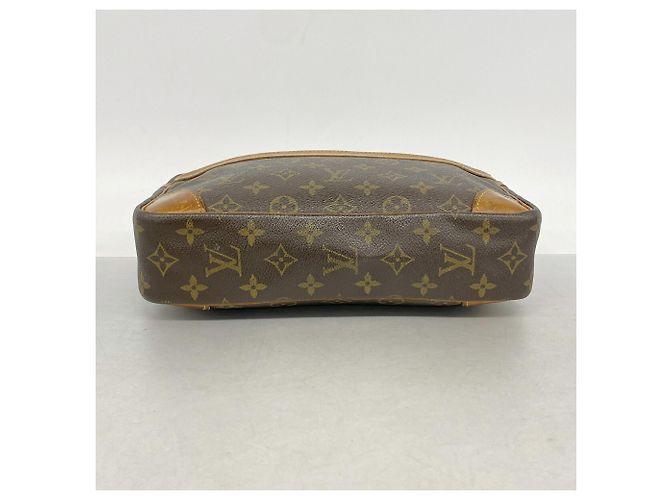 Borsa a pochette Louis Vuitton Monogram Compiegne 28 Marrone - vista 3