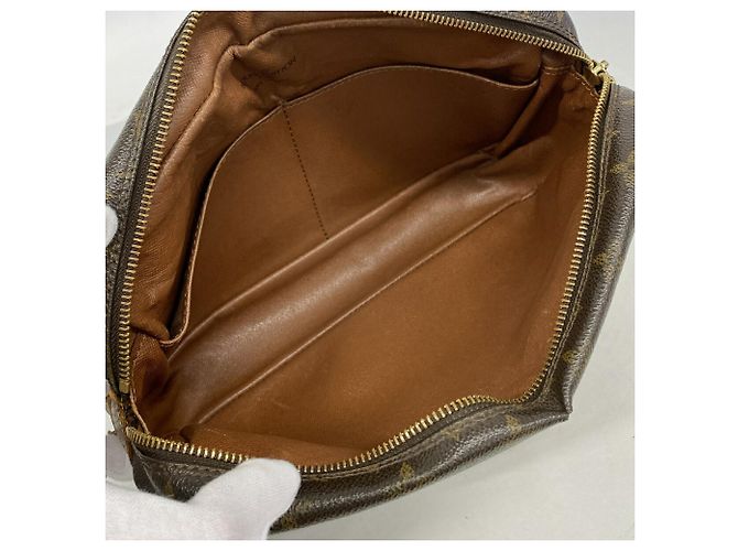 Borsa a pochette Louis Vuitton Monogram Compiegne 28 Marrone - vista 4