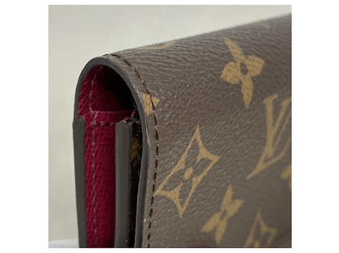 Louis Vuitton Monogram Portefeuille Emilie Long Wallet Fuschia - vista 6