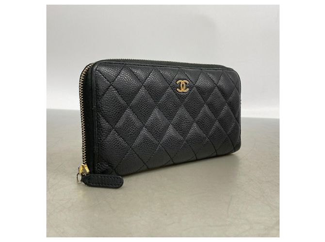 Cartera larga Chanel Matelassé Negro - vista 2