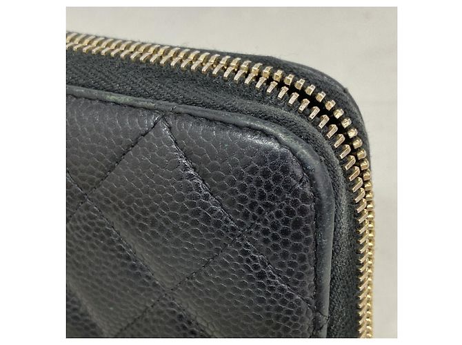 Cartera larga Chanel Matelassé Negro - vista 6