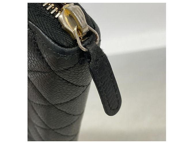 Cartera larga Chanel Matelassé Negro - vista 7