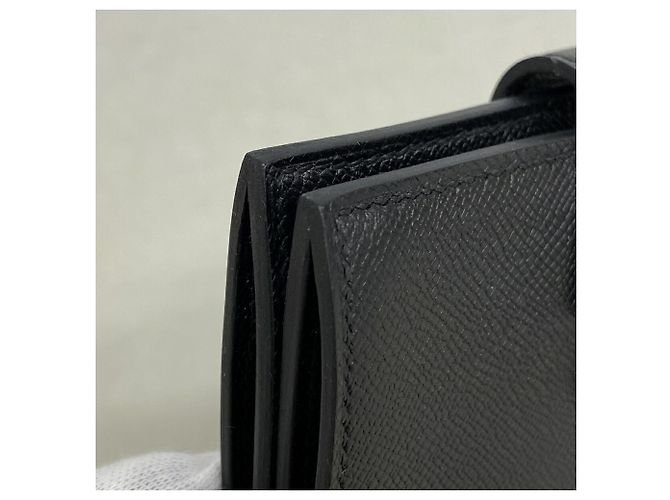 Hermès Tarjetero Hermes Bearn Mini Monochrome Negro - vista 6