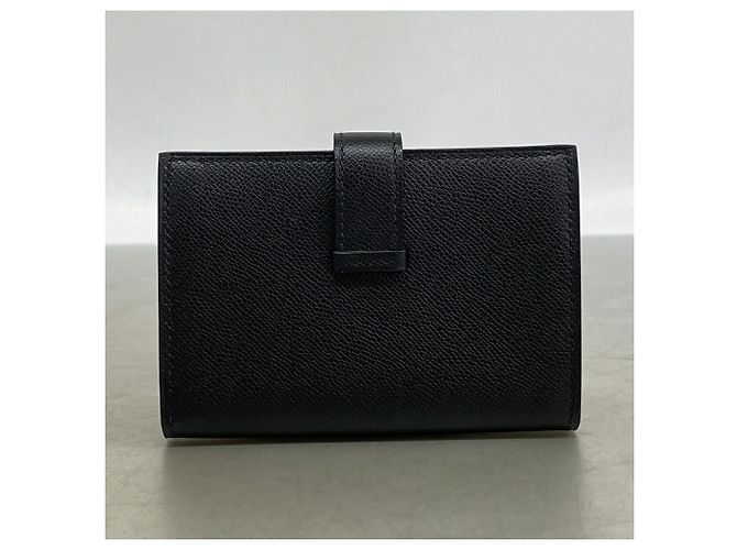 Hermès Tarjetero Hermes Bearn Mini Monochrome Negro - vista 8