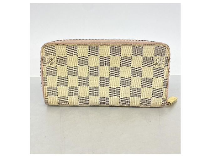 Cartera Zippy Louis Vuitton Damier Azur Blanco - vista 8