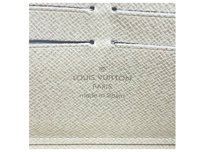 Cartera Louis Vuitton Epi Zippy Blanco roto - vista 4