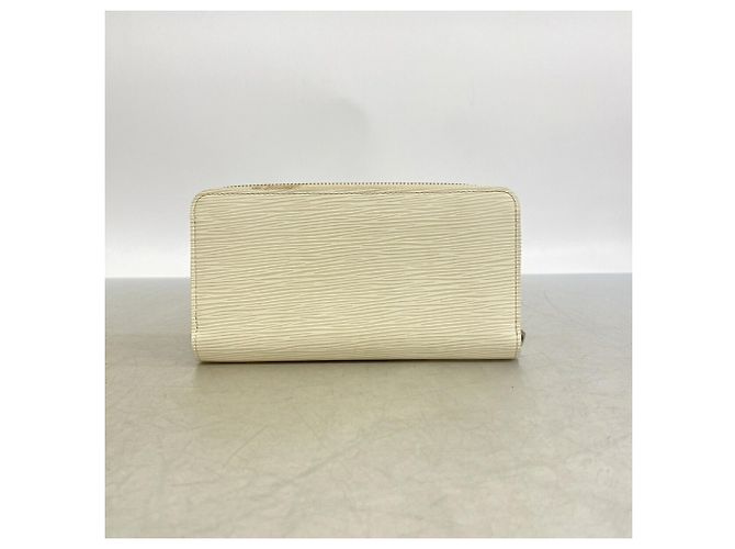 Cartera Louis Vuitton Epi Zippy Blanco roto - vista 8
