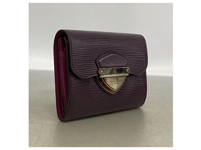 Louis Vuitton Tri-fold Portemonnaie in Cassis Dunkelviolett - Ansicht 2