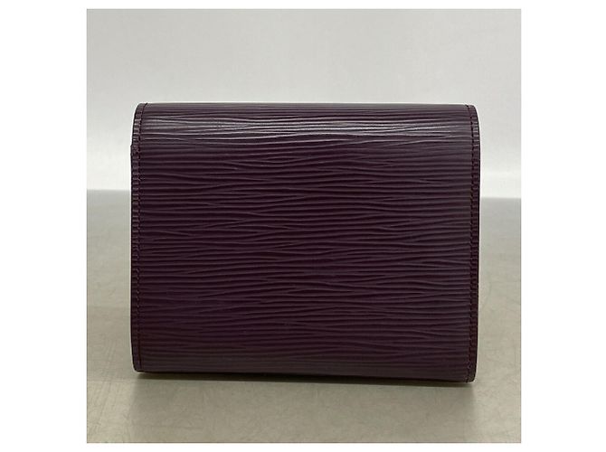 Louis Vuitton Tri-fold Portemonnaie in Cassis Dunkelviolett - Ansicht 9