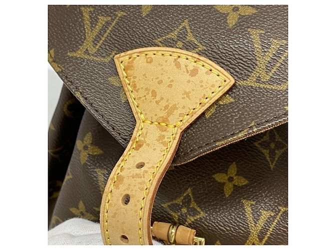 Mochila Louis Vuitton Monogram Montsouris MM Castaño - vista 10