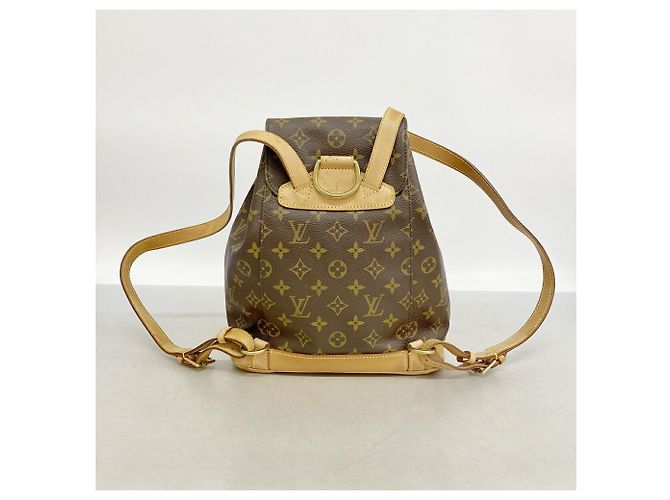 Mochila Louis Vuitton Monogram Montsouris MM Castaño - vista 11