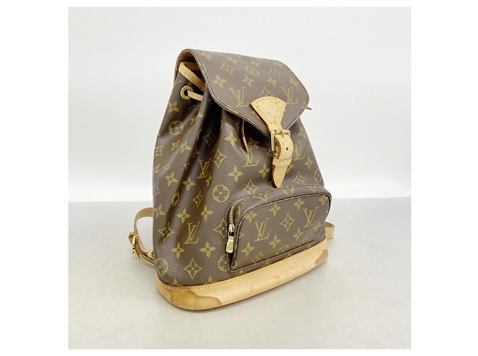 Mochila Louis Vuitton Monogram Montsouris MM Castaño - vista 2