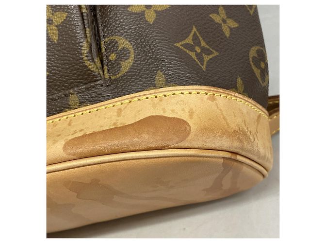 Mochila Louis Vuitton Monogram Montsouris MM Castaño - vista 6