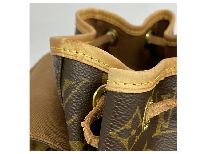 Mochila Louis Vuitton Monogram Montsouris MM Castaño - vista 8