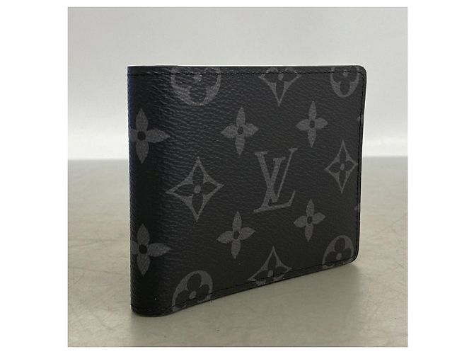 Louis Vuitton Monogram Eclipse Portefeuille Slender Wallet Schwarz - Ansicht 2