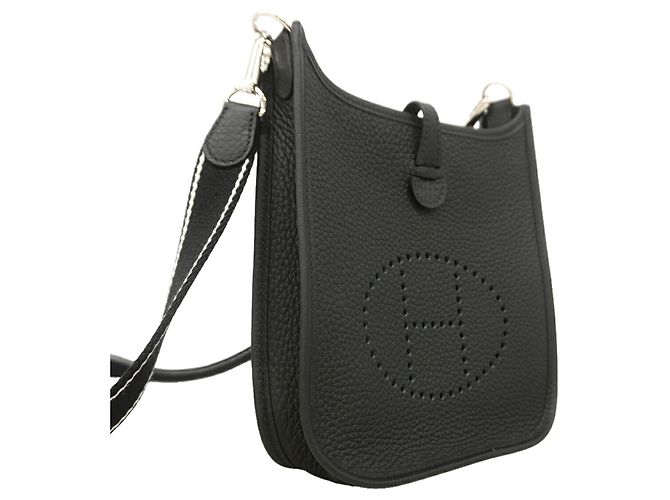 Hermès Borsa a tracolla Hermes Evelyne TPM Nero - vista 2