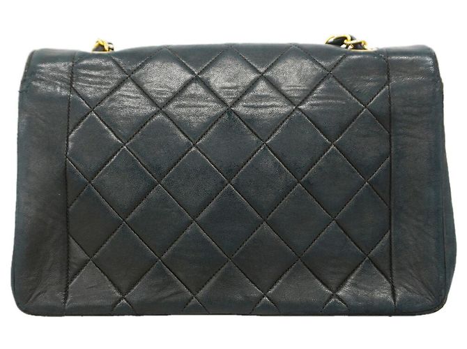 Chanel Diana Chain Schultertasche Schwarz - Ansicht 11