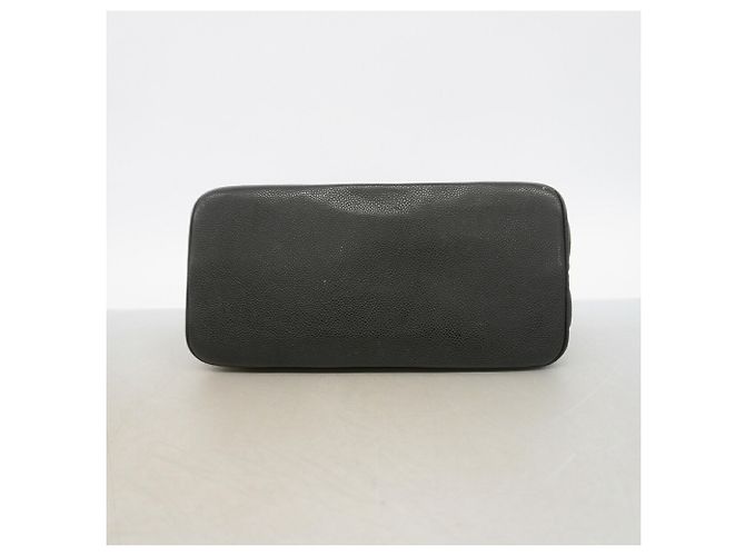 Borsa Tote Chanel in pelle di vitello martellata nera Nero - vista 3