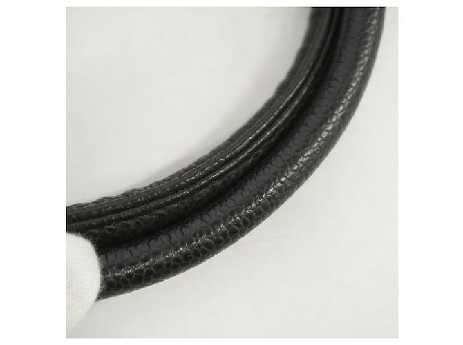 Borsa Tote Chanel in pelle di vitello martellata nera Nero - vista 7