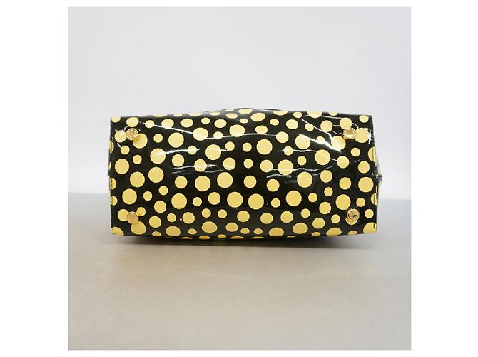 Louis Vuitton Monogram Dot Infinity Lockit MM Tote Bag Black - view 3