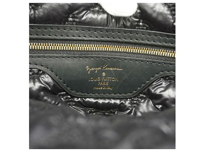 Louis Vuitton Monogram Dot Infinity Lockit MM Tote Bag Black - view 5
