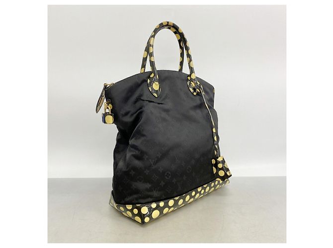 Louis Vuitton Monogram Dot Infinity Lockit MM Tote Bag Black - view 2