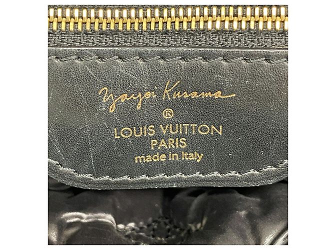 Louis Vuitton Monogram Dot Infinity Lockit MM Tote Bag Black - view 5