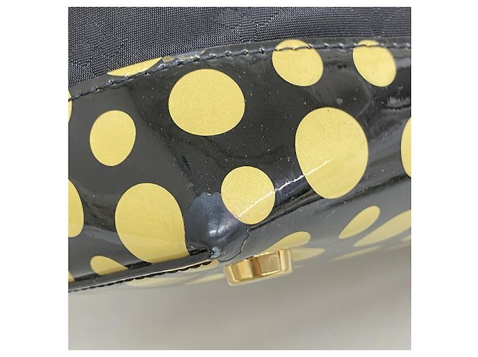 Louis Vuitton Monogram Dot Infinity Lockit MM Tote Bag Black - view 6