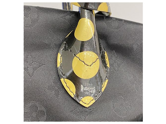 Louis Vuitton Monogram Dot Infinity Lockit MM Tote Bag Black - view 7