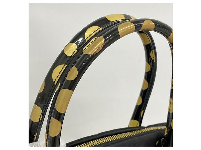 Louis Vuitton Monogram Dot Infinity Lockit MM Tote Bag Black - view 8