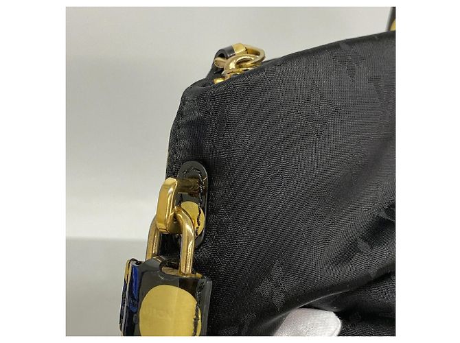 Louis Vuitton Monogram Dot Infinity Lockit MM Tote Bag Black - view 9