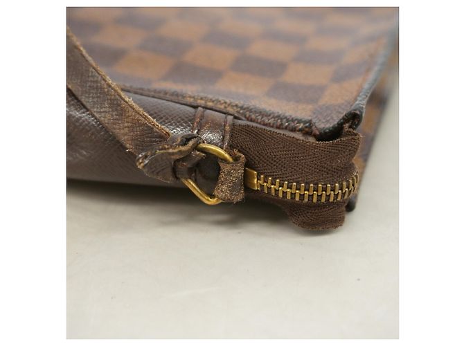 Louis Vuitton Damier Trousse Makeup Bag/Pouch Damier ebene - vista 10
