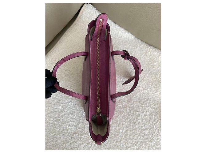 Borsa Gucci Swing in pelle rosa - vista 10