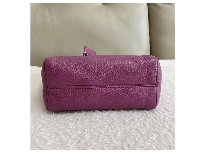 Borsa Gucci Swing in pelle rosa - vista 6