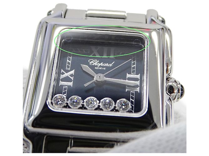 Relógio Chopard Happy Sport Square 5P Diamond Quartz - vista 7
