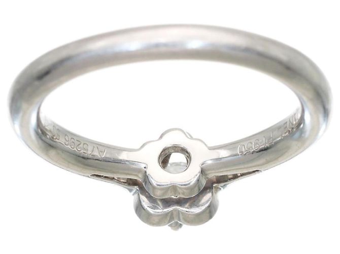 Chanel Camélia Diamant-Solitärring aus Platin Pt950 Silber Weiß - Ansicht 11